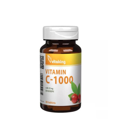 Vitaking Vitamin C 1000 mg with Rosehip (30 Compressa)