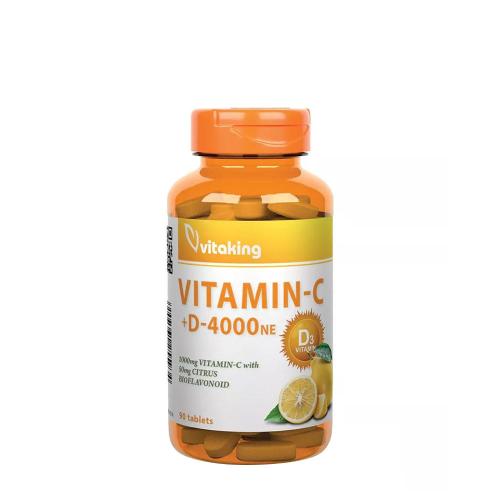 Vitaking Vitamin C-1000 + D-4000 (90 Compressa)