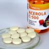 Vitaking Vitamin C-500 Acerola Raspberry (40 Compresse da masticare, Fragola)