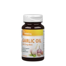   Vitaking Olio di aglio con 15 mg di allicina - Garlic Oil with 15 mg allicin (90 Capsule morbida)