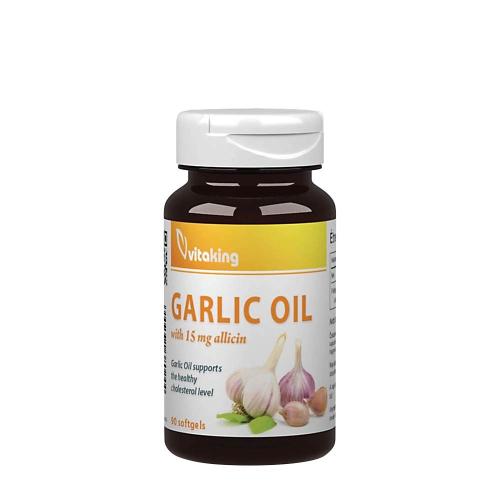 Vitaking Olio di aglio con 15 mg di allicina - Garlic Oil with 15 mg allicin (90 Capsule morbida)