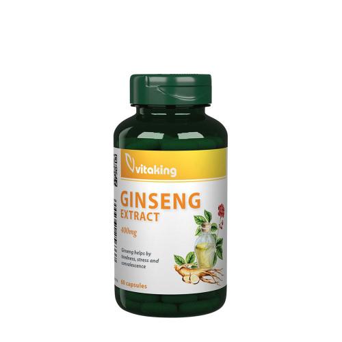 Vitaking Estratto di ginseng 400 mg - Ginseng Extract 400 mg (60 Capsule)