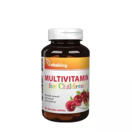   Vitaking Multivitaminico per bambini - Multivitamin for Children (90 Compresse da masticare)