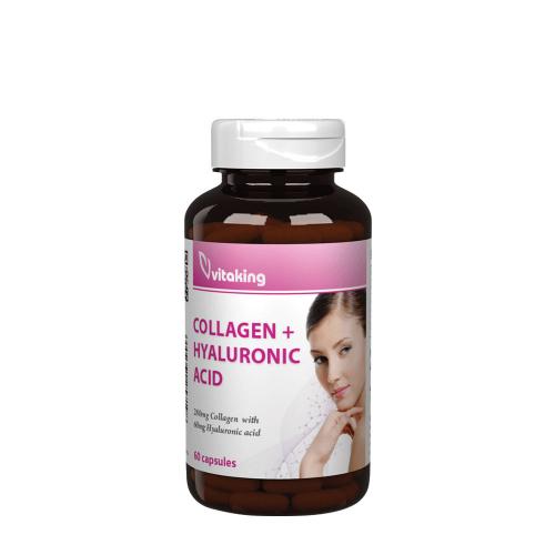 Vitaking Collagene + acido ialuronico  - Collagen + Hyaluronic Acid  (60 Capsule)