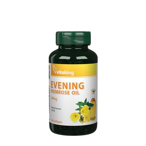 Vitaking Olio di enotera 500 mg - Evening Primrose Oil 500 mg (100 Capsule morbida)