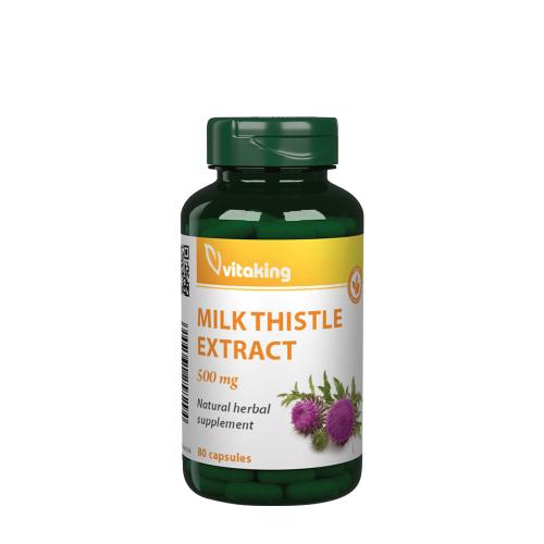 Vitaking Estratto di cardo mariano 500 mg  - Milk Thistle extract 500 mg  (80 Capsule)