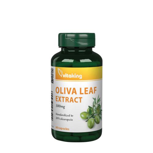 Vitaking Estratto di foglie di olivo 500 mg - Olive leaf Extract 500 mg (60 Capsule)