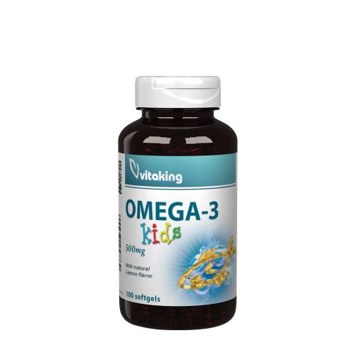 Vitaking Omega-3 bambini 500 mg - Omega-3 kids 500 mg (100 Capsule morbida)