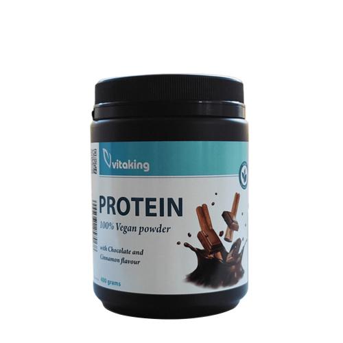 Vitaking 100% Proteine in polvere vegane - 100% Vegan Protein powder (400 g, Cioccolato-cannella)