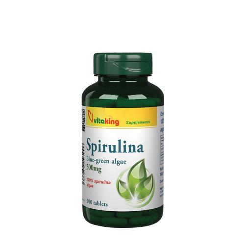 Vitaking Alga Spirulina 500 mg  - Spirulina Algae 500 mg  (200 Compressa)