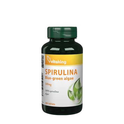 Vitaking Alga Spirulina 500 mg  - Spirulina Algae 500 mg  (200 Compressa)