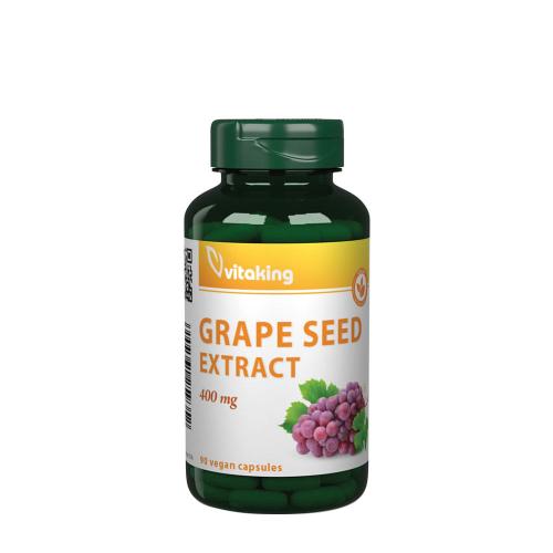 Vitaking Estratto di semi d'uva 400 mg - Grapeseed Extract 400 mg (90 Capsule veg)