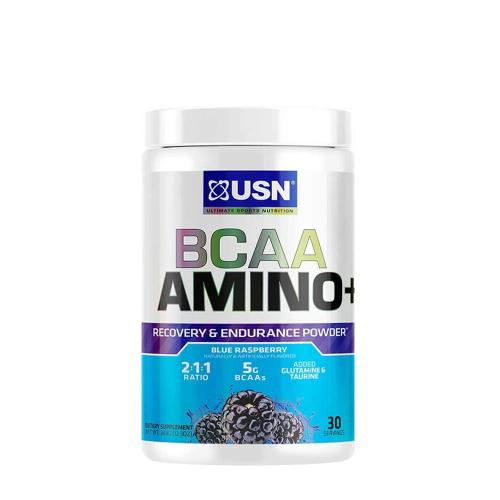 USN BCAA Amino+ (348 g, Lampone Blu)