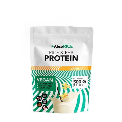 AbsoRICE Rice & Pea Protein - Vegan Protein Powder (500 g, Vaniglia)