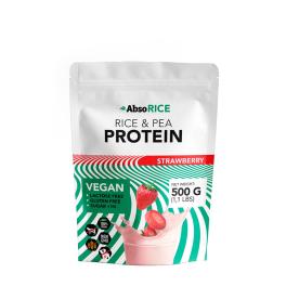   AbsoRICE Rice & Pea Protein - Vegan Protein Powder (500 g, Fragola)