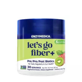 Enzymedica Let’s Go Fiber+ Strawberry Kiwi (30 Dose)