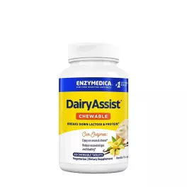   Enzymedica DairyAssist® Chewable (60 Compresse da masticare, Vaniglia)