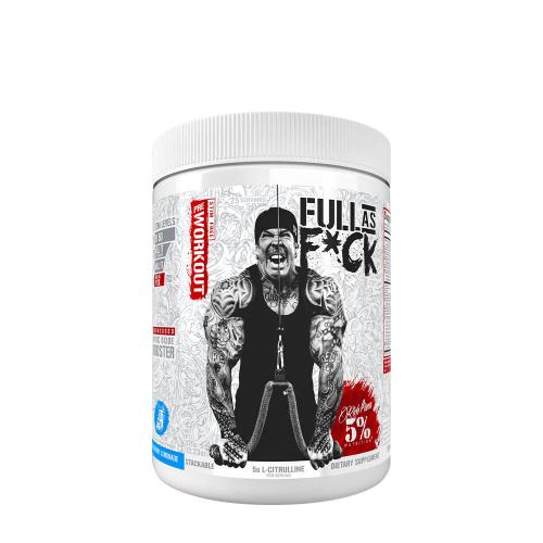 5% Nutrition Full As Fck Nitric Oxide Booster: Legendary Series (375 g, Limonata alle Lampone Blu)