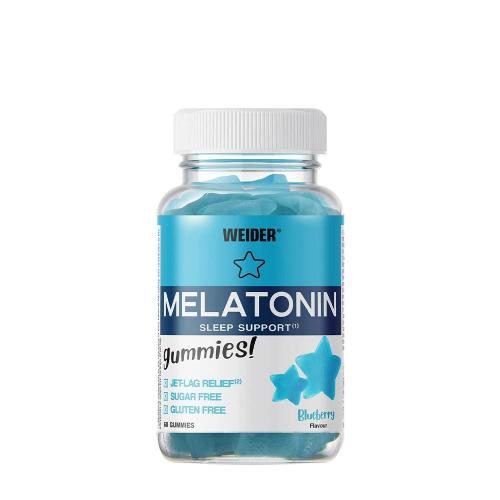 Weider Melatonin (60 Caramella gommosa, Mirtillo Blu)