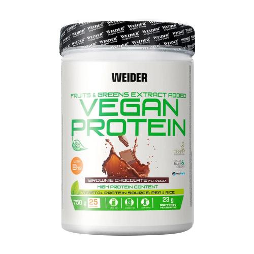 Weider Vegan Protein (750 g, Brownie al Cioccolato)