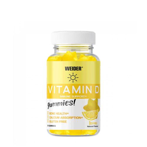 Weider Vitamin D Gummies (50 Caramella gommosa, Limone)