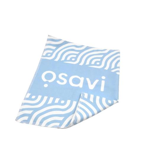 Osavi Towel - 49x30 cm - blue-white (1 db)