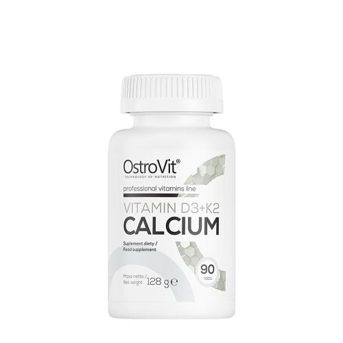 OstroVit Vitamin D3 + K2 + Calcium (90 Compressa)