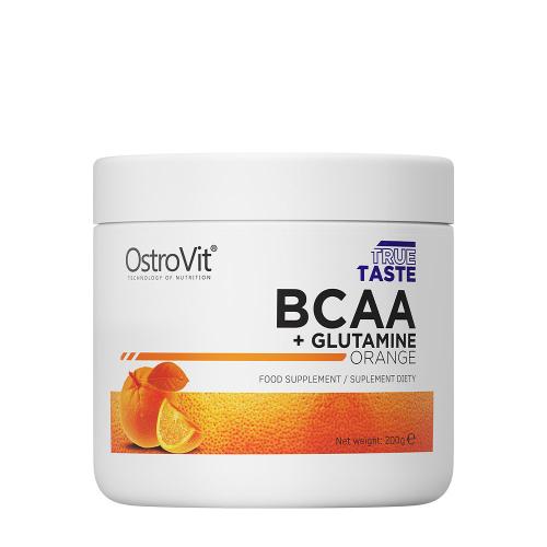 OstroVit BCAA + Glutammina - BCAA + Glutamine (200 g, Arancia)