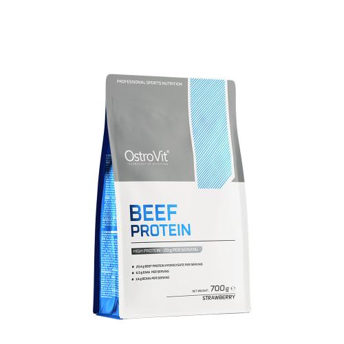 OstroVit Proteine del manzo - Beef Protein (700 g, Fragola)