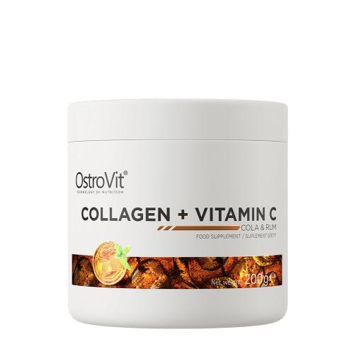 OstroVit Collagene + Vitamina C - Collagen + Vitamin C (200 g, Cola & Rum)