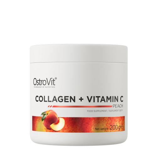 OstroVit Collagene + Vitamina C - Collagen + Vitamin C (200 g, Pesca)