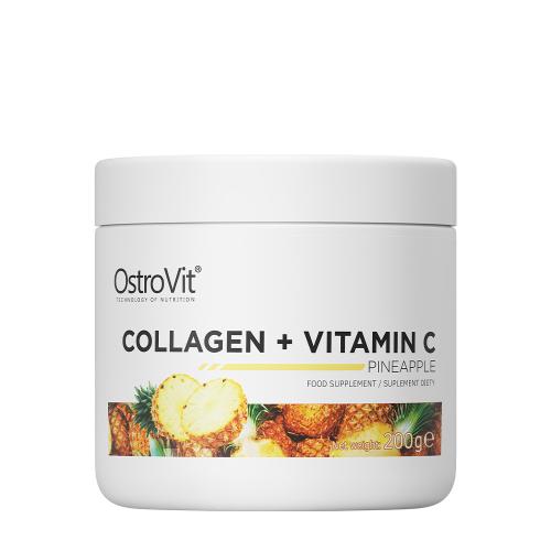 OstroVit Collagene + Vitamina C - Collagen + Vitamin C (200 g, Ananas)