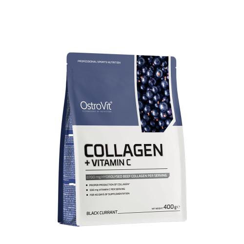 OstroVit Collagene + Vitamina C - Collagen + Vitamin C (400 g, Ribes Nero)