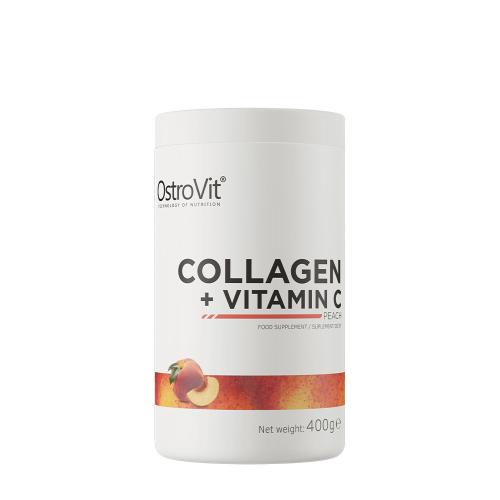 OstroVit Collagene + Vitamina C - Collagen + Vitamin C (400 g, Pesca)