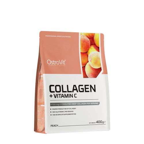 OstroVit Collagene + Vitamina C - Collagen + Vitamin C (400 g, Pesca)