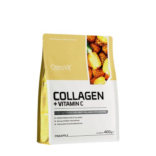 OstroVit Collagene + Vitamina C - Collagen + Vitamin C (400 g, Ananas)