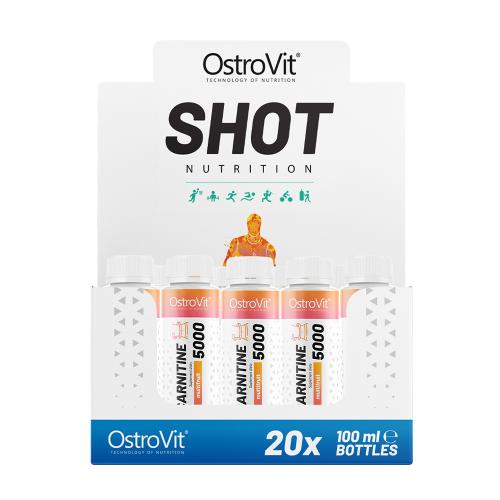 OstroVit L-Carnitina 5000 Shot Display - L-Carnitine 5000 Shot Display (20 x 100 ml)