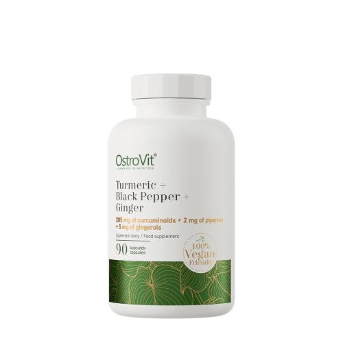 OstroVit Curcuma + Pepe nero + Zenzero VEGE - Turmeric + Black Pepper + Ginger VEGE (90 Capsule)