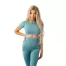 OstroVit Seamless Short-Sleeve Crop Top (S, Verde)