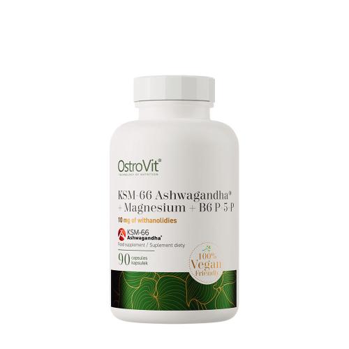 OstroVit KSM-66 Ashwagandha® + Magnesium + B6 P-5-P (90 Capsule veg)