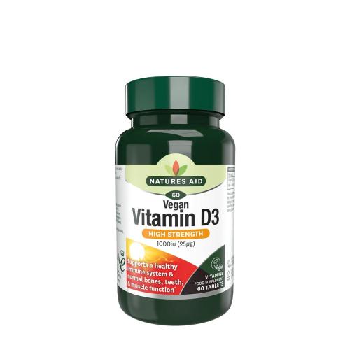 Natures Aid Vitamin D3 1000 IU (Vegan) (60 Compressa)