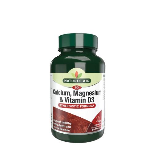 Natures Aid Calcium, Magnesium + Vitamin D3 (90 Compressa)