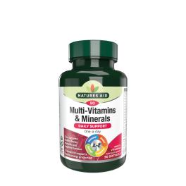   Natures Aid Multi-Vitamine e minerali (con ferro) - Multi-Vitamins & Minerals (with Iron) (90 Capsule morbida)