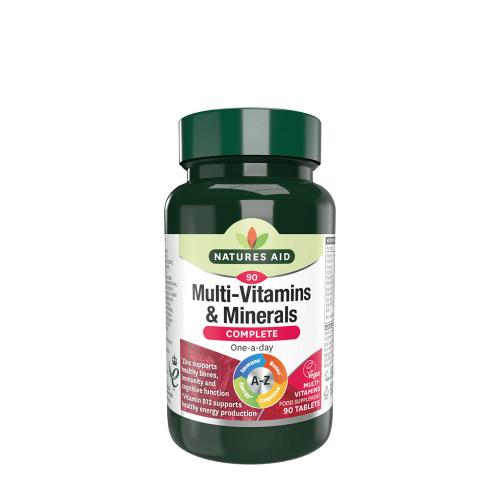 Natures Aid Multi-Vitamine e Minerali completi - Complete Multi-Vitamins & Minerals (90 Compressa)