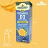 Natures Aid Vitamina D3 Spray orale giornaliero - Vitamin D3 Daily Oral Spray (30 ml, Arancia)