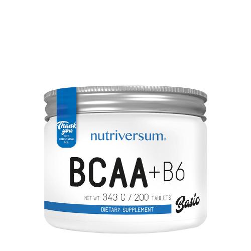 Nutriversum BCAA + B6 - BASIC (200 Compressa)