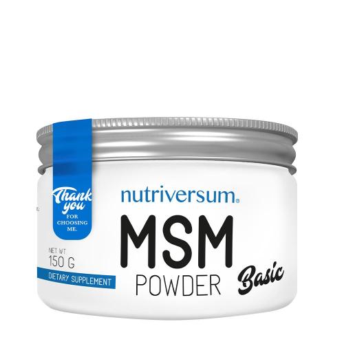 Nutriversum MSM Powder - BASIC (150 g, Non Aromatizzato)