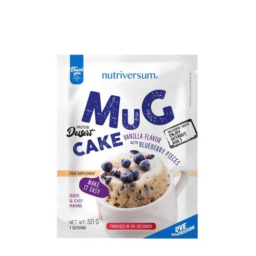 Nutriversum Mug Cake - DESSERT (50 g, Vaniglia Mirtillo Nero)