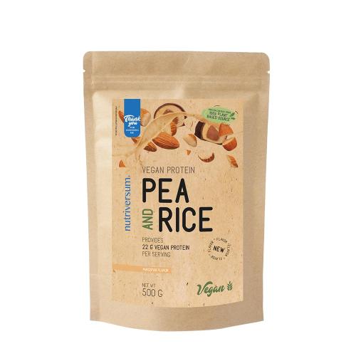 Nutriversum Pea & Rice Vegan Protein - VEGAN - NEW (500 g, Marzapane)