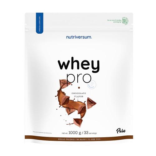 Nutriversum Whey PRO - PURE (1000 g, Cioccolato)